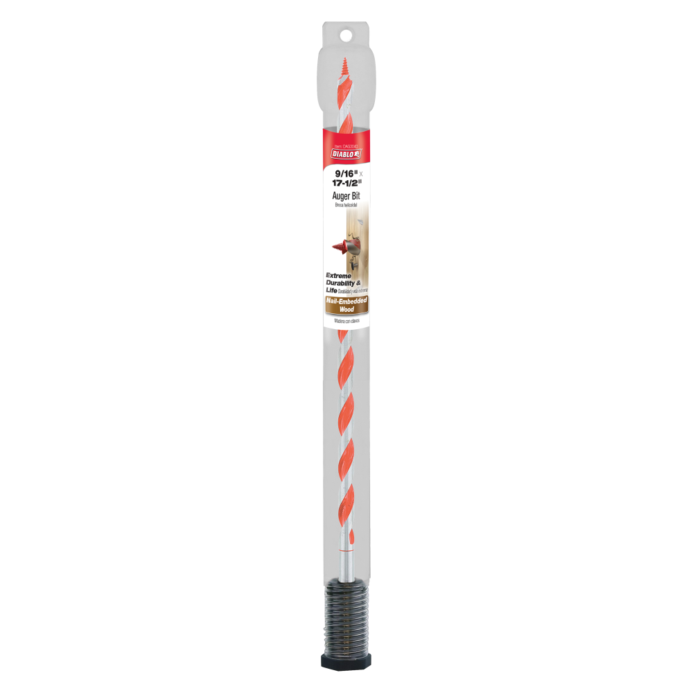 Diablo Tools 9/16″ x 17-1/2″ Auger Bit - Ascmtools