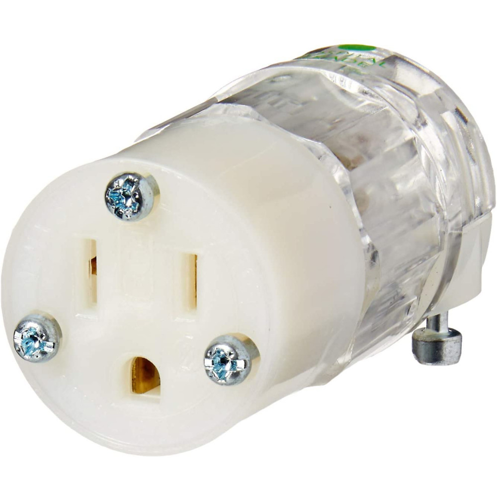Leviton 15A 125V 2 Pole 3 Wire Power Indication Connector - Ascmtools