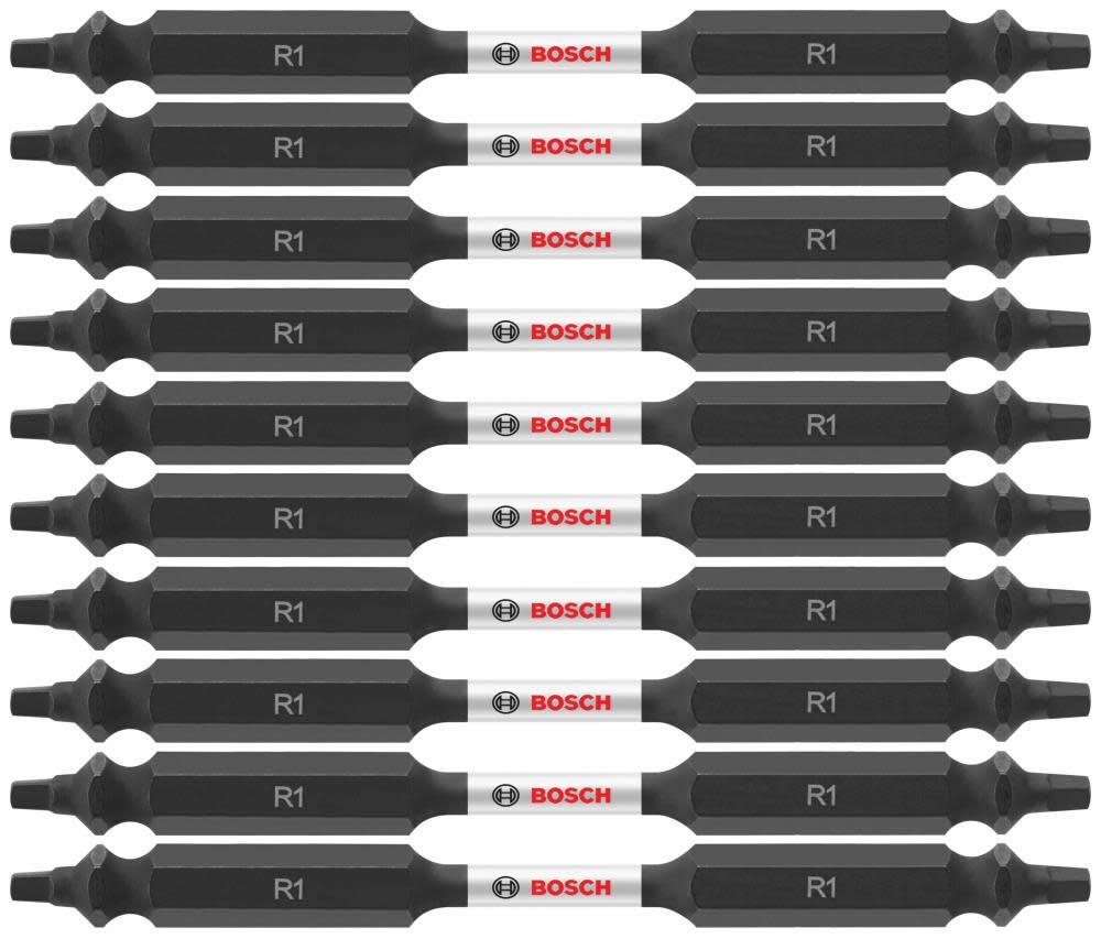 Bosch Impact Tough 3.5 In. Square #1 Double-Ended Bits (Bulk Pack) - Ascmtools