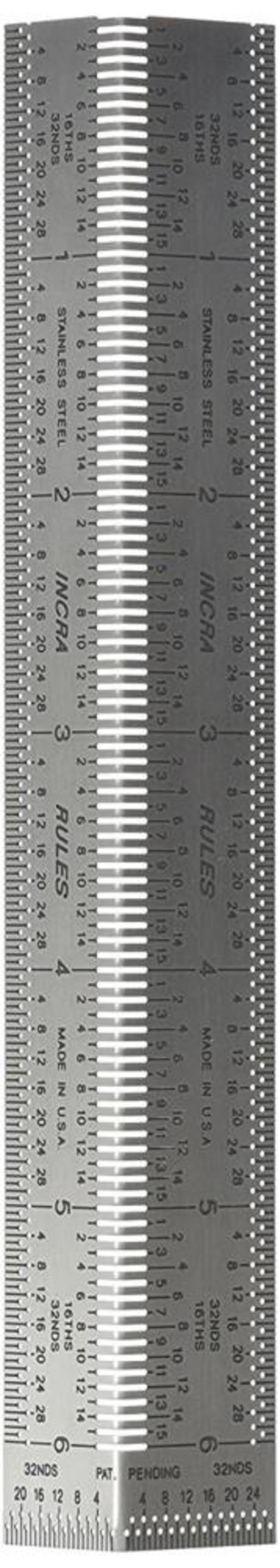Incra 6 In. Precision Bend Rule - Ascmtools