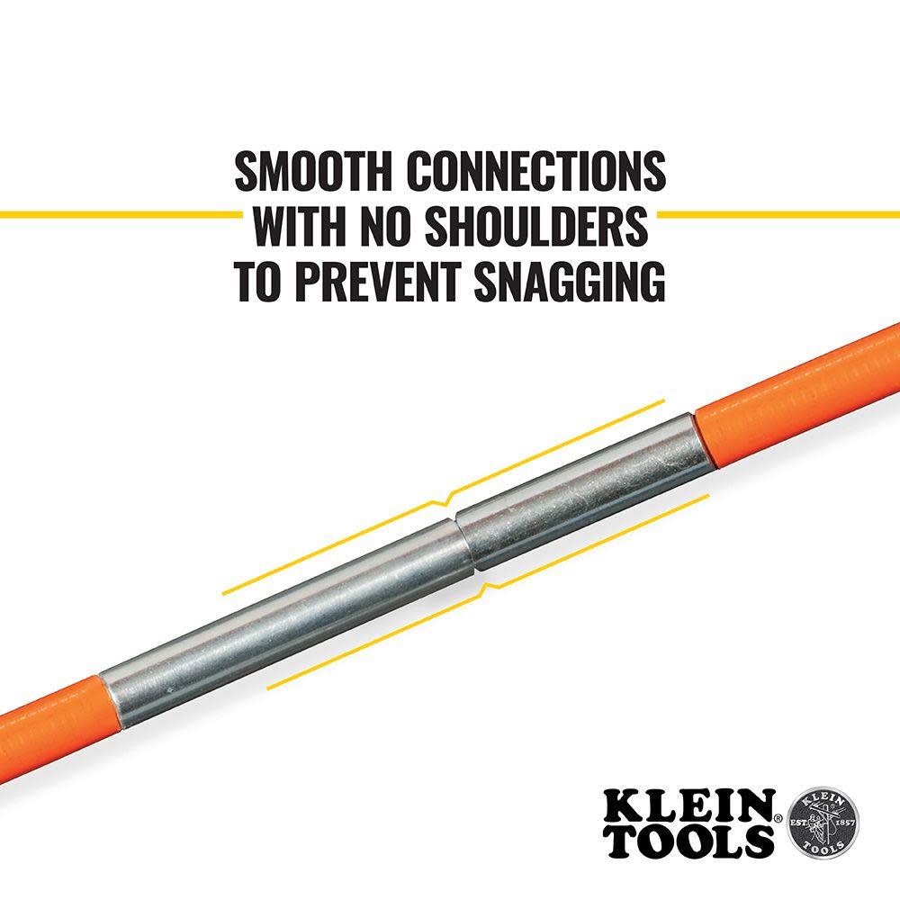 Klein Tools 12′ (3.7 m) Lo-Flex Fish Rod Set - Ascmtools