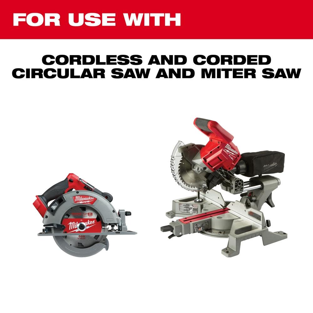 Milwaukee 7-1/4″ 24T Framing Contractor Pack (25PK) - Ascmtools