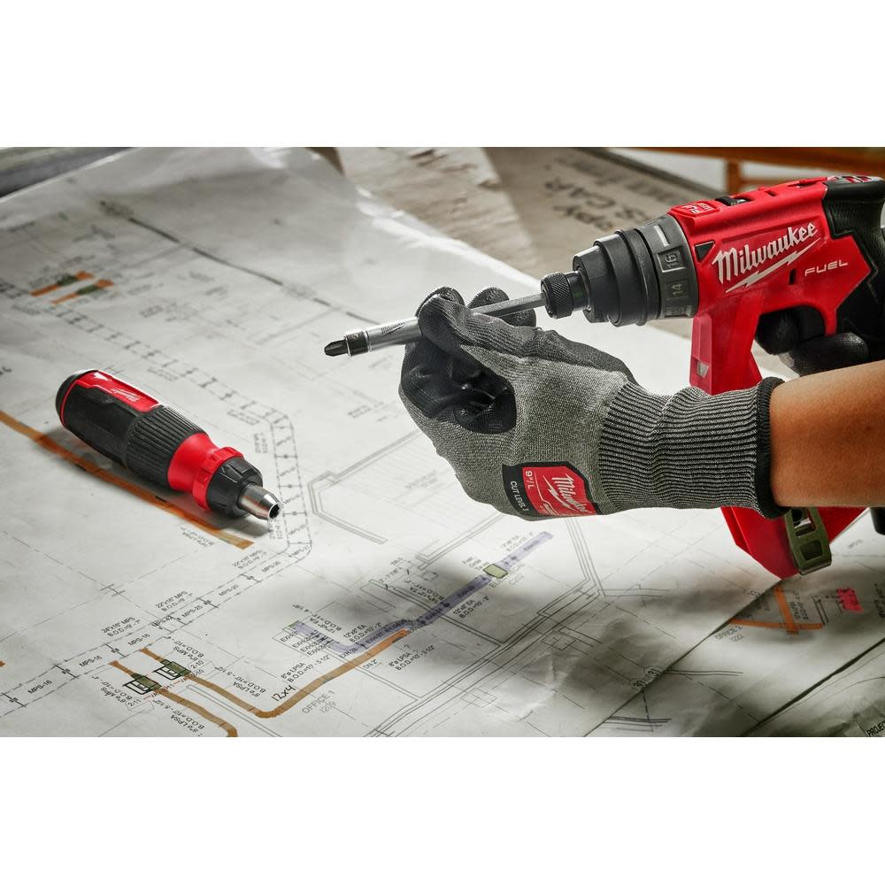 Milwaukee 27-in-1 Ratcheting Multi-Bit Screwdriver - Ascmtools
