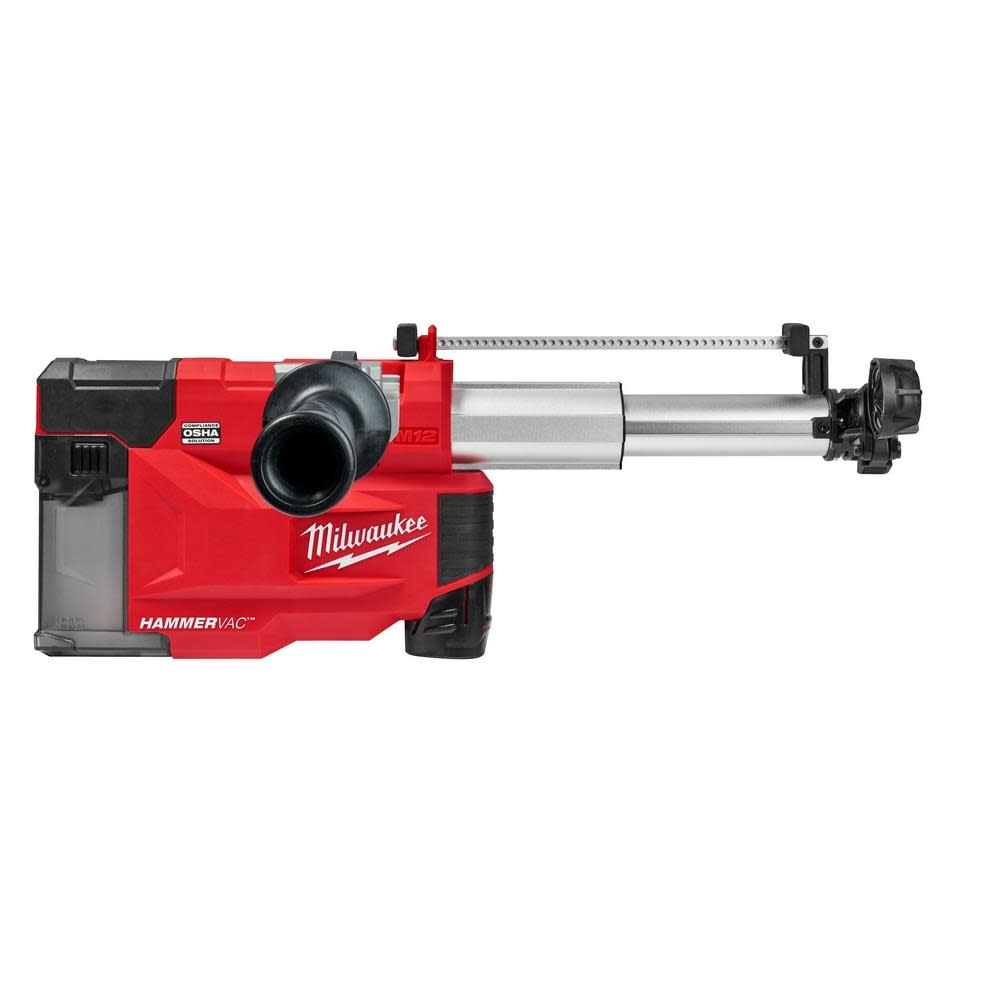 Milwaukee M12 HAMMERVAC Universal Dust Extractor Kit 2509-22 - Ascmtools