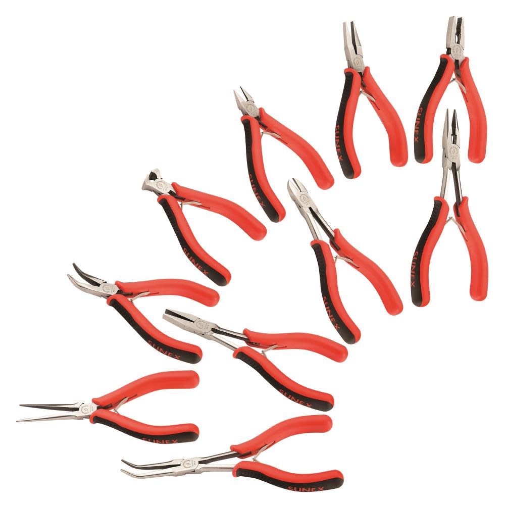 Sunex 10 Pc Precision Pliers Set - Ascmtools