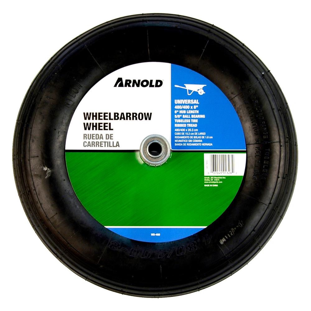Arnold 15.5″ Replacement Wheelbarrow Wheel - Ascmtools