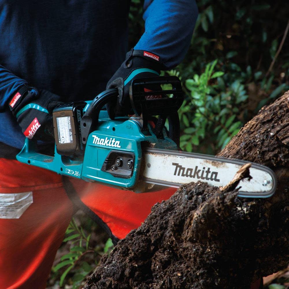 Makita 18V X2 (36V) LXT Lithium-Ion Brushless Cordless 14″ Chain Saw Kit (5.0Ah) - Ascmtools