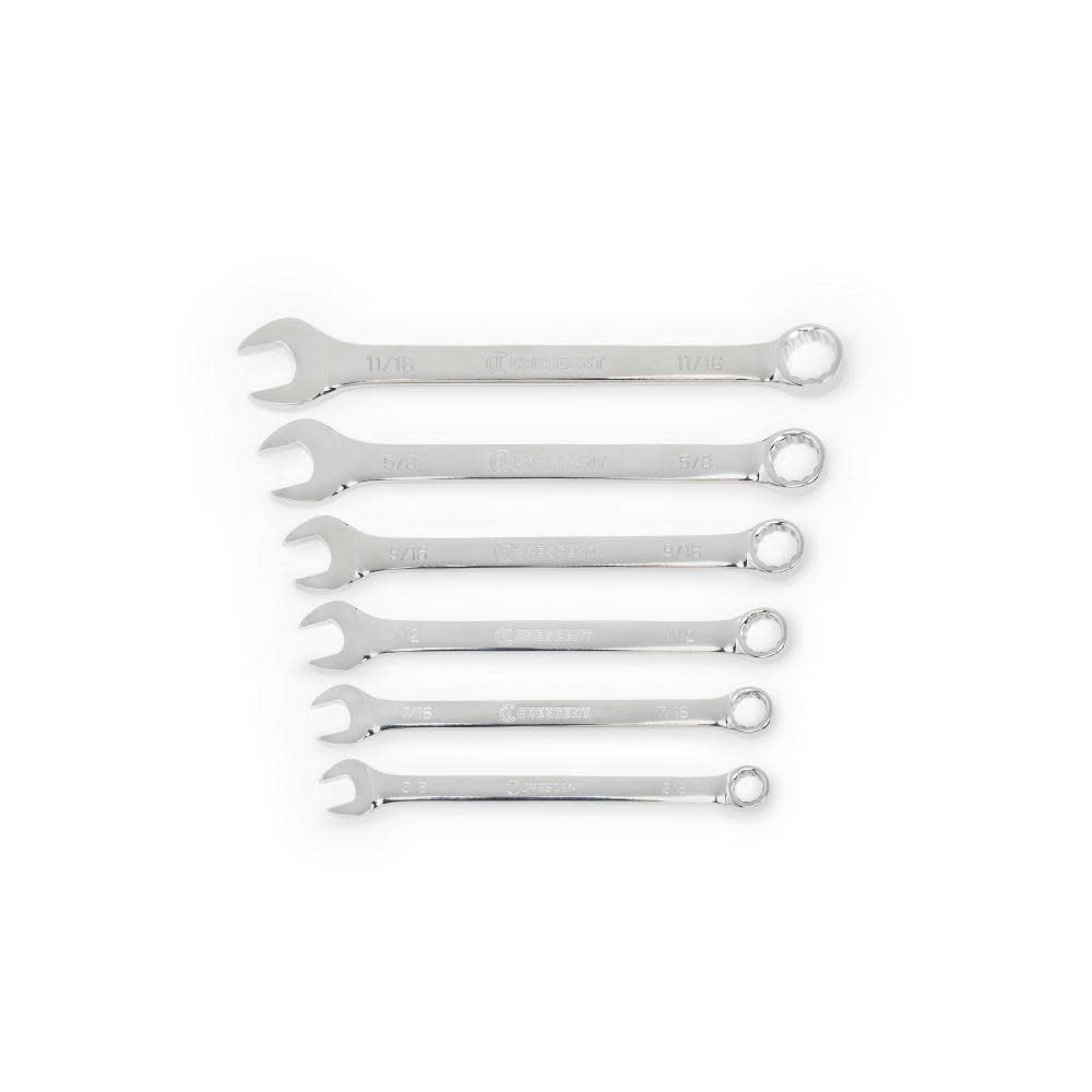 Crescent SAE Combination Wrench Set 12 Point 6pc - Ascmtools