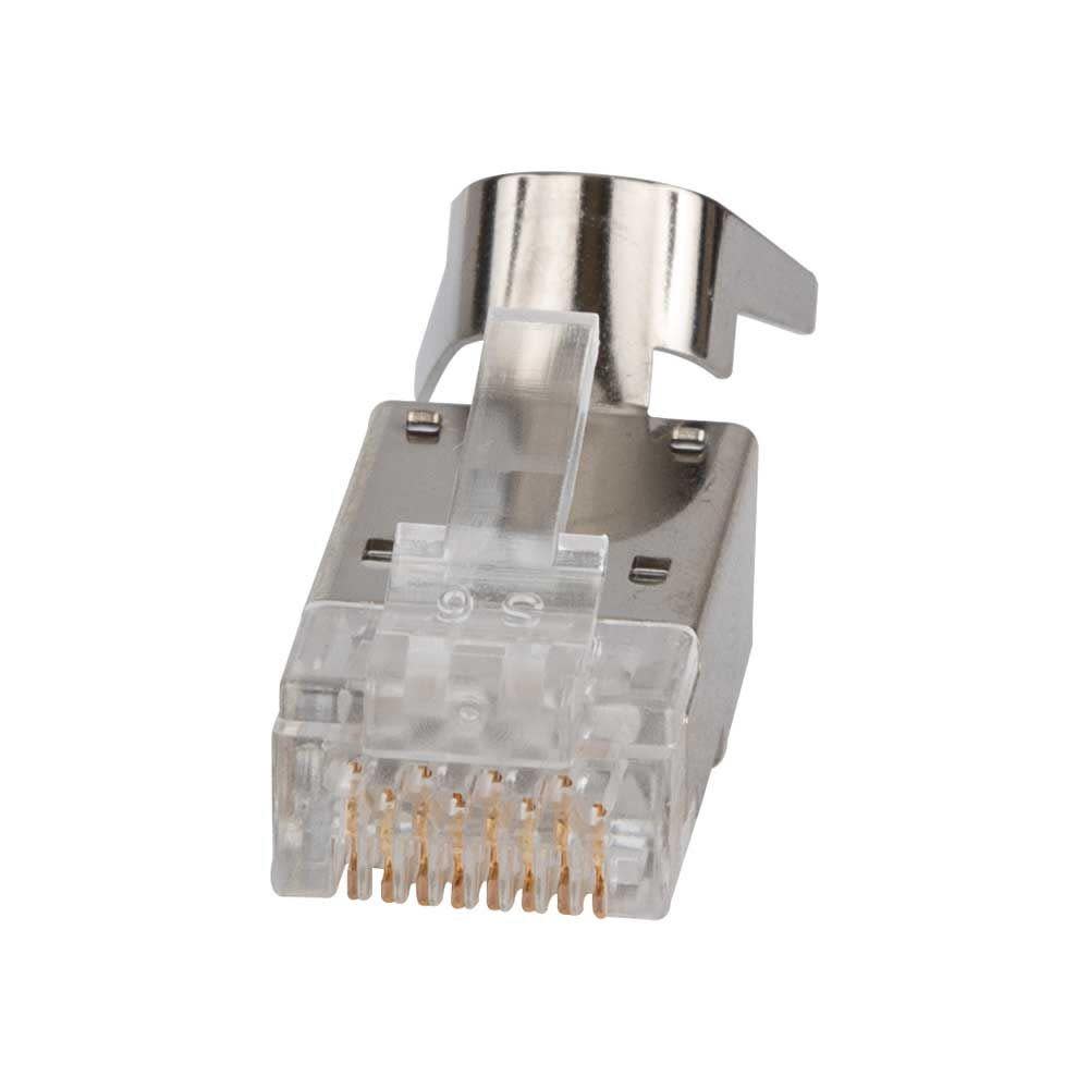 Klein Tools RJ45 CAT6A STP Pass Thru Plug 50pk - Ascmtools