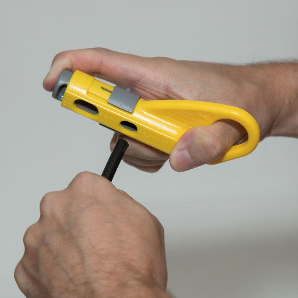 Klein Tools Coax Cable Radial Stripper - Ascmtools
