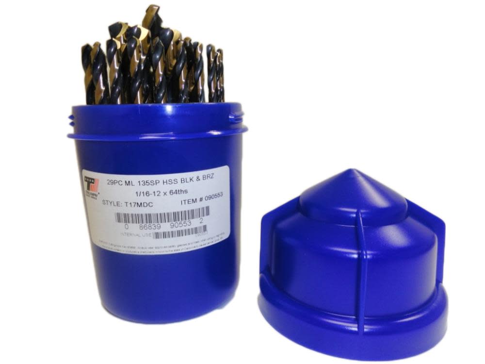 Triumph Twist Drill 29pc Trinado Caddy Set - Ascmtools