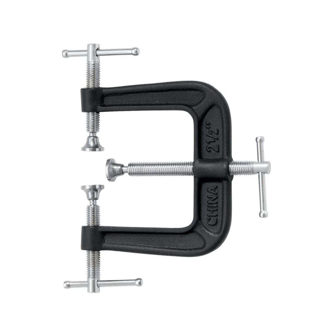 Bessey Drop Forged 2-1/2 Inch 3 Way Edge Clamp - Ascmtools