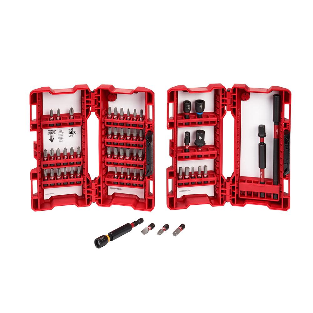 Milwaukee SHOCKWAVE 55-Piece Impact Drill and Drive Set - Ascmtools