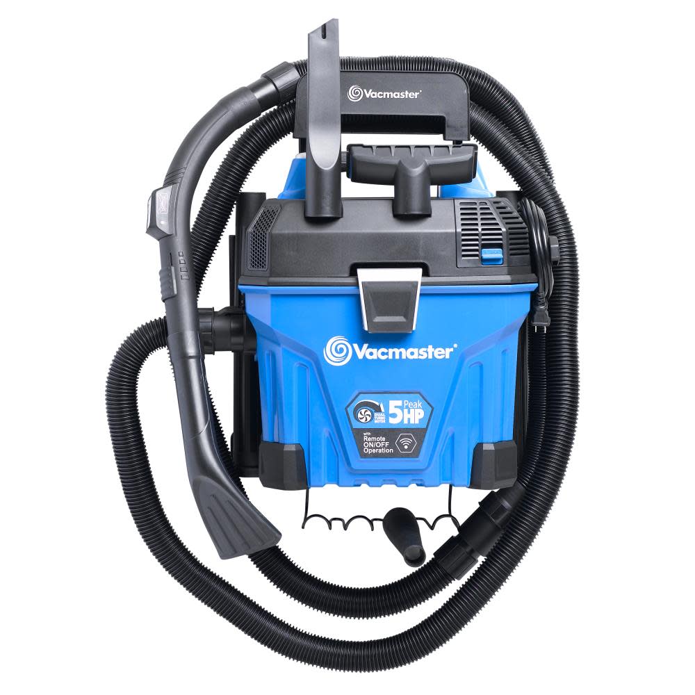 Vacmaster 5 Gallon Wall Mountable Wet/Dry Vac with Remote Control - Ascmtools