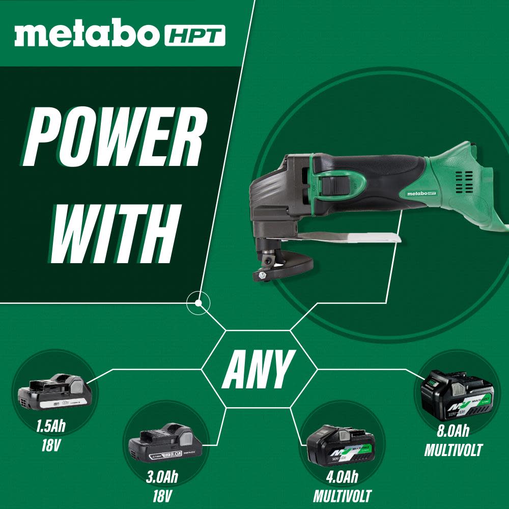 Metabo HPT 18V Cordless Li-ion Shear (Bare Tool) - Ascmtools