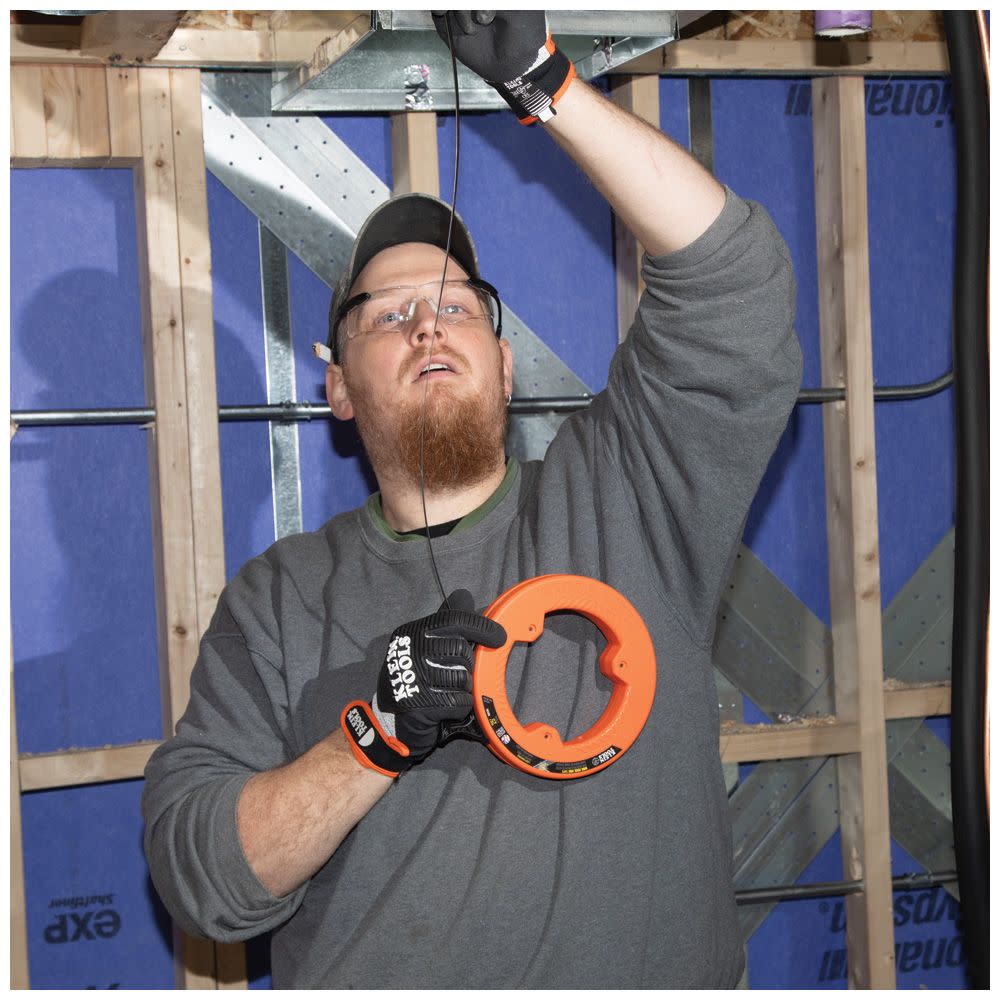 Klein Tools 25′ Wide Steel Fish Tape - Ascmtools