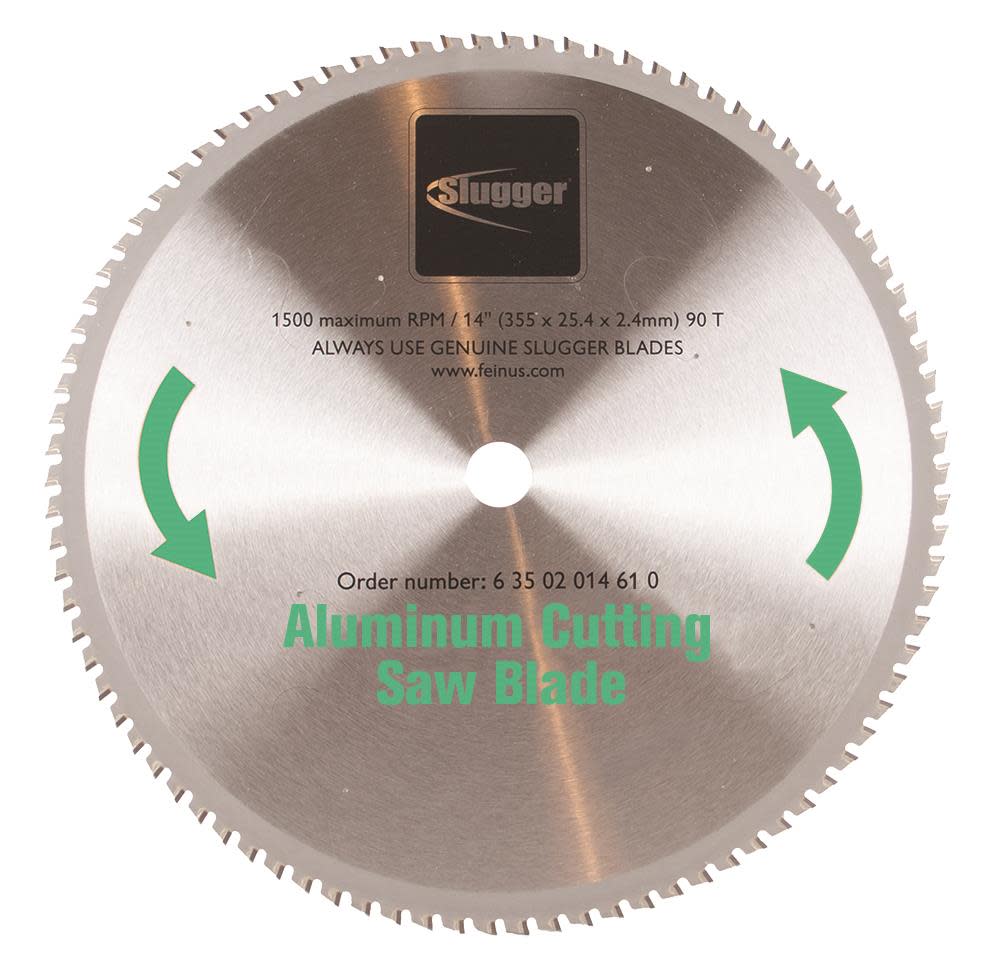 Fein 14 In. Saw Blade for Cutting Aluminum for the 14 In. Slugger by Metal Chop Saw - Ascmtools