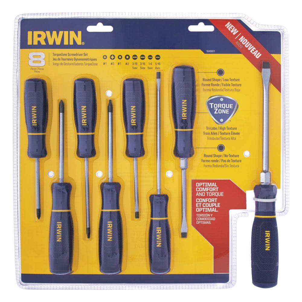 Irwin 8 Pc. Pro Torque Screwdriver Set - Ascmtools