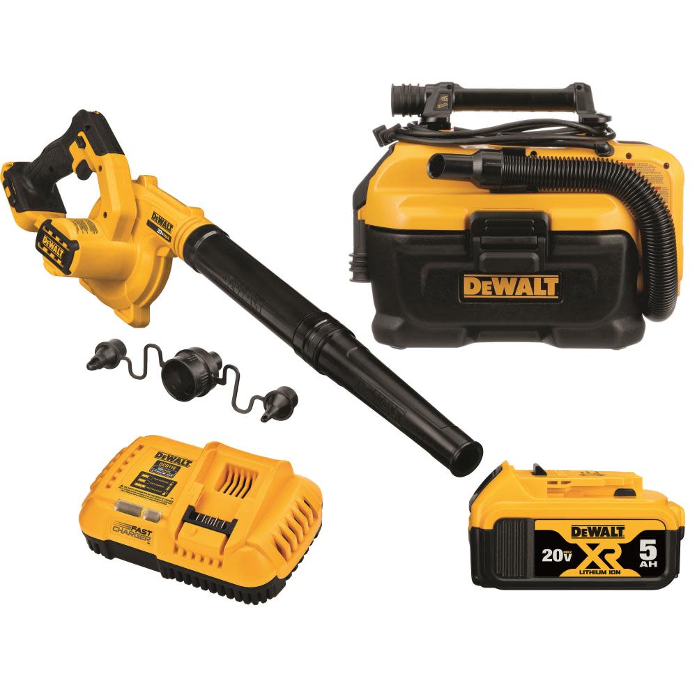 DEWALT 20V MAX 2-Tool Combo Kit (Blower and Vacuum) - Ascmtools