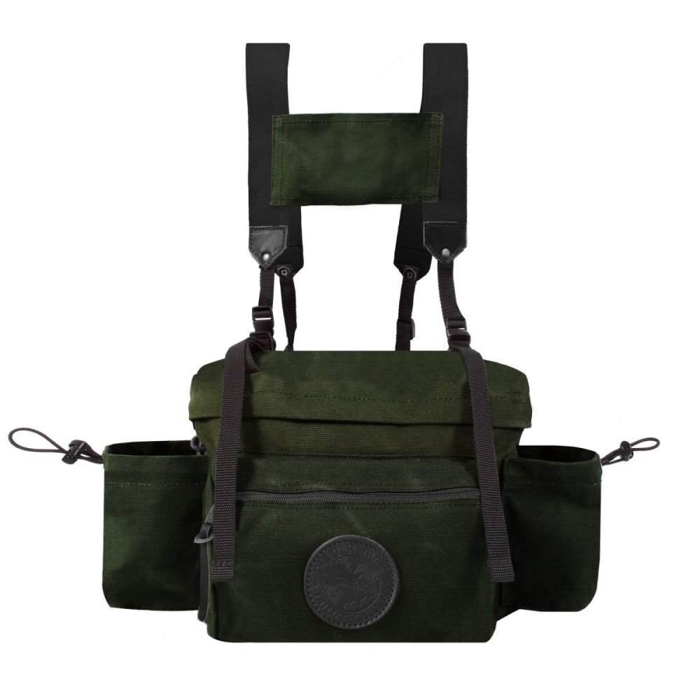 Duluth Pack 12 Liter Capacity Wax Olive Drab Canvas All Day Lumbar Pack - Ascmtools