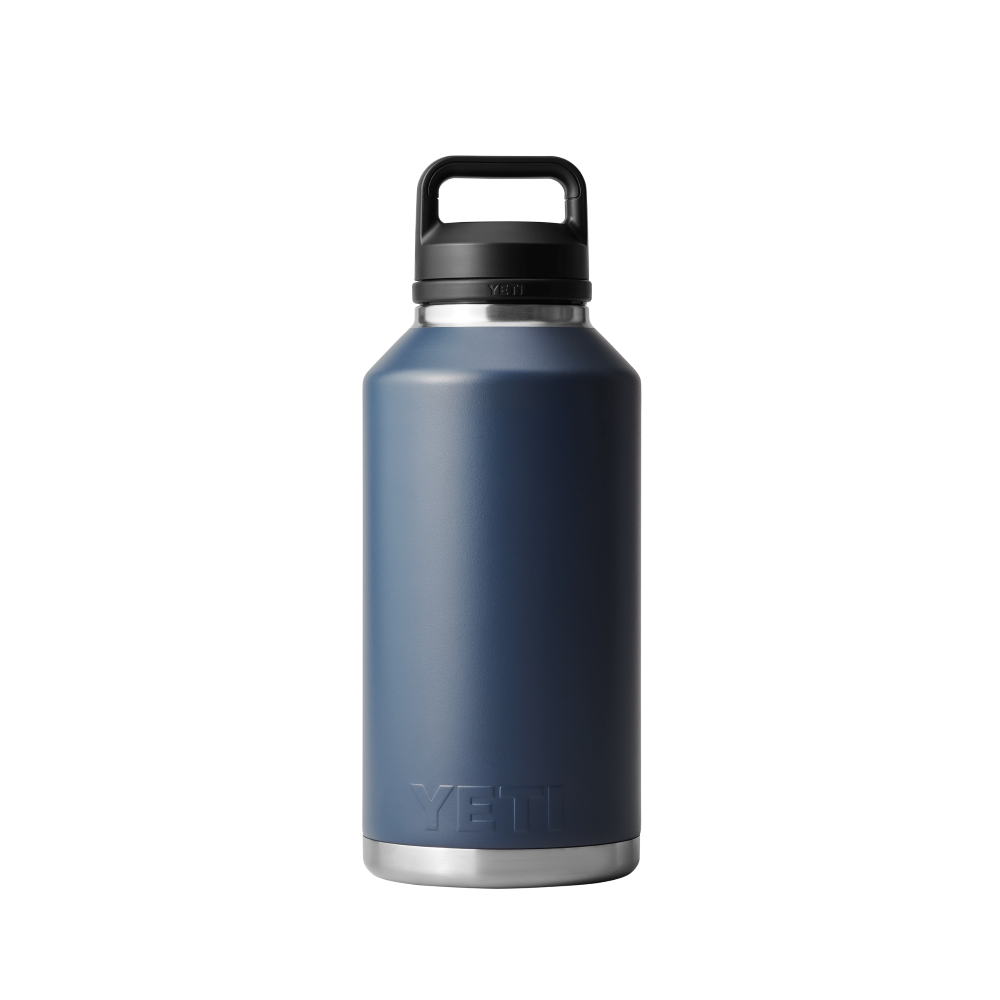 Yeti Rambler 64oz Bottle Navy Blue with Chug Cap - Ascmtools