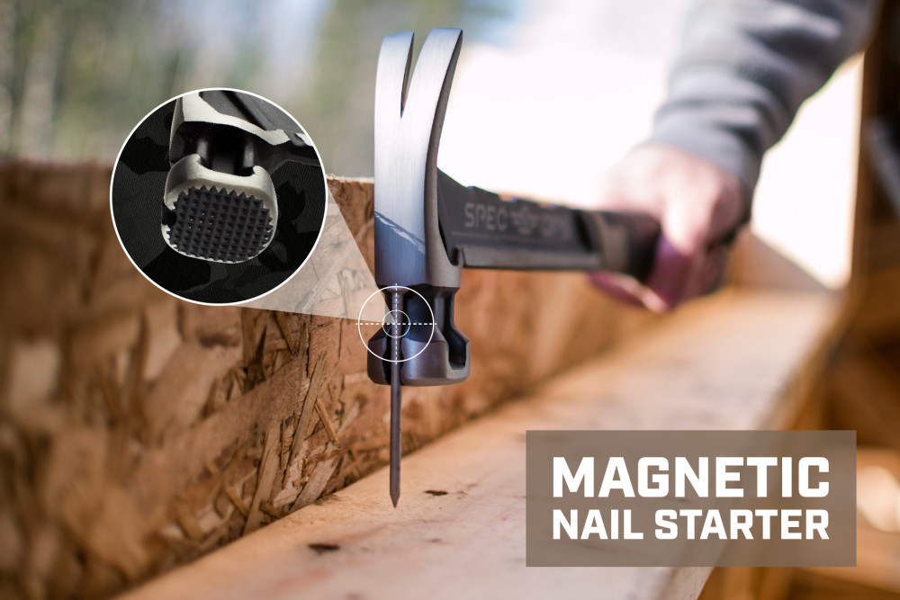 Spec Ops 22oz Milled Face Framing Hammer - Ascmtools