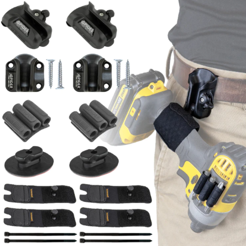 Spider Tool Holster Pro Tool Holster Kit 12pc Kit - Ascmtools