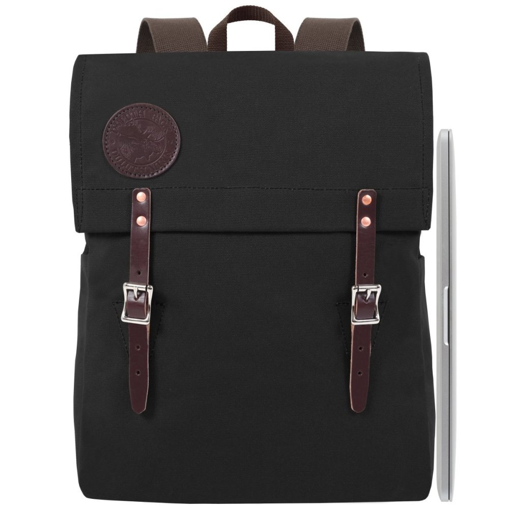 Duluth Pack 20 Liter Capacity Black Laptop Scoutmaster Pack - Ascmtools