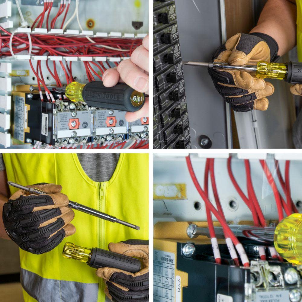 Klein Tools Multi Bit Screwdriver 9″ - Ascmtools