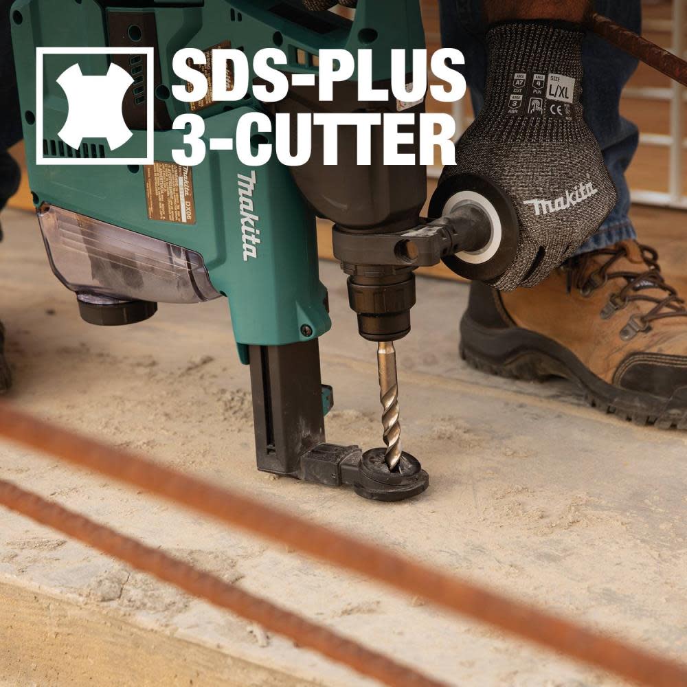 Makita 3/16 In. x 12 In. SDS-Plus Bit 3-Cutter - Ascmtools