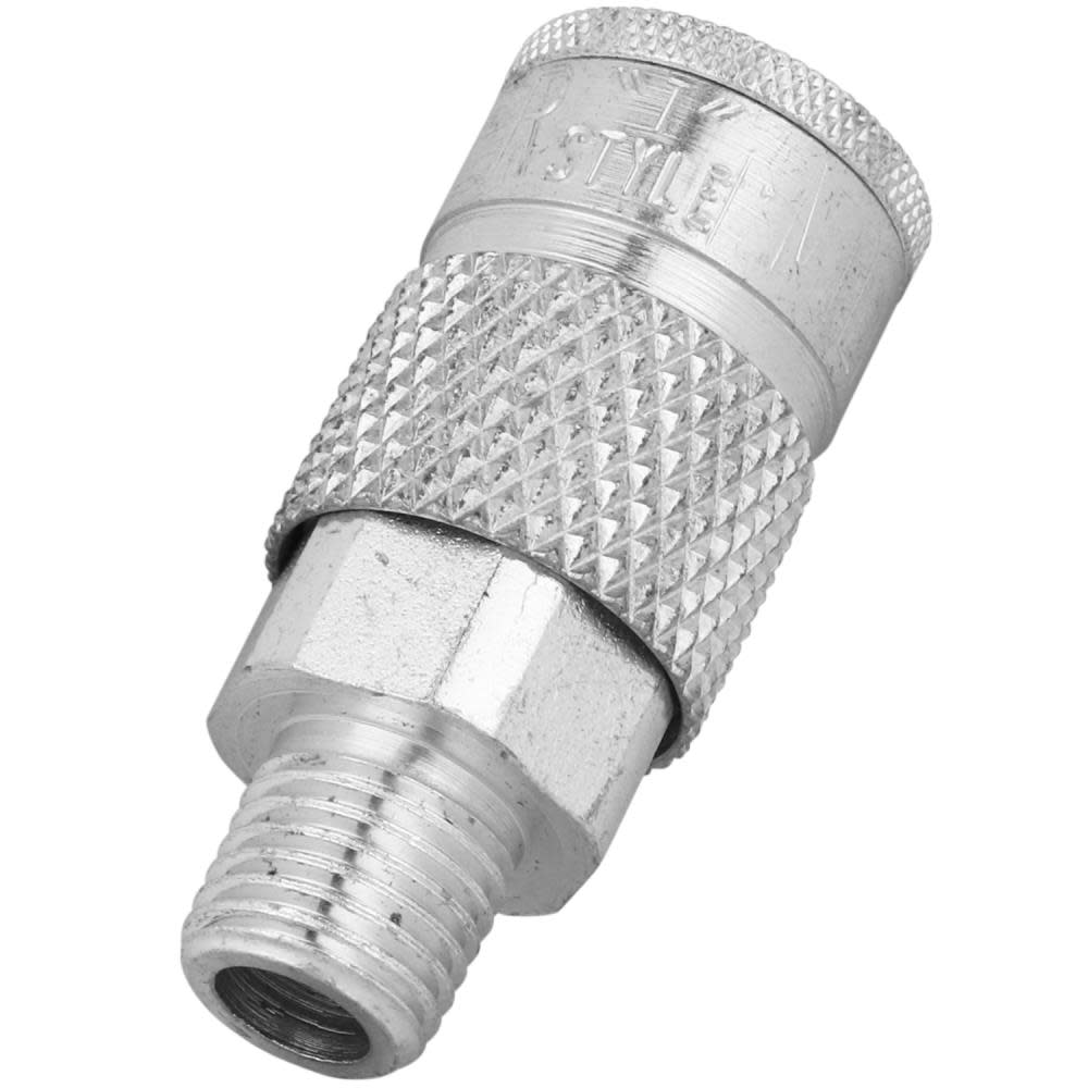 Milton 1/4″ MNPT Tru-flate/Parker T Style Quick Connect Steel Coupler - Ascmtools