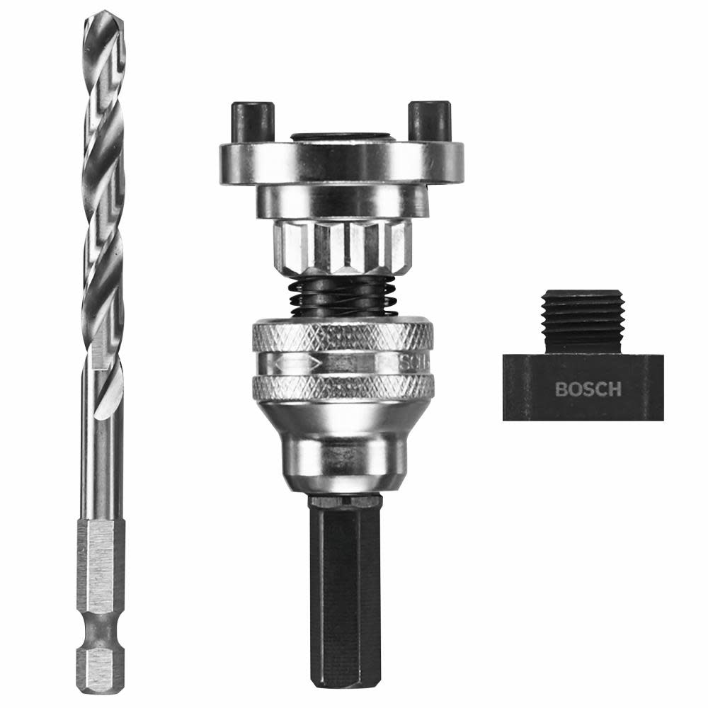 Bosch Universal Quick Change Arbor with High-Speed Steel Pilot Bit - Ascmtools