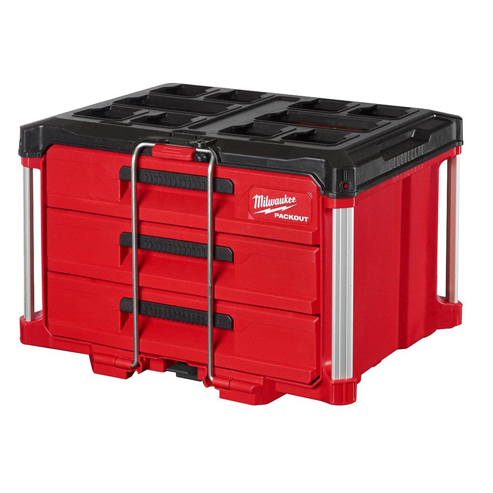 Milwaukee PACKOUT 3-Drawer Tool Box - Ascmtools