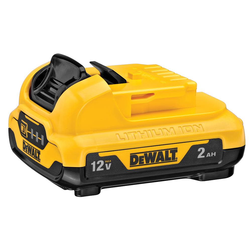 DEWALT 12V 2Ah Battery with Fuel Gauge - Ascmtools