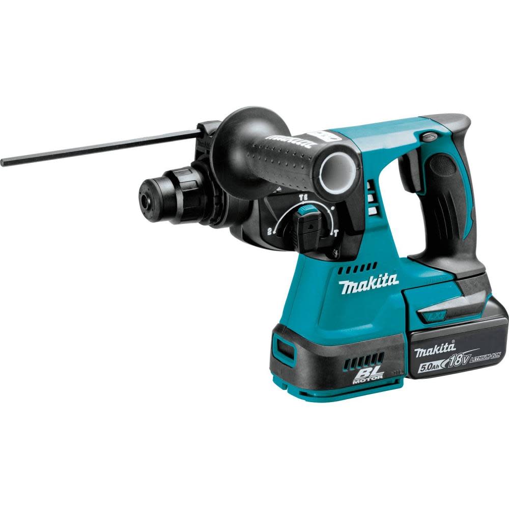 Makita 18V LXT Lithium-Ion Brushless Cordless 1 In. Rotary Hammer Kit (5.0Ah) - Ascmtools