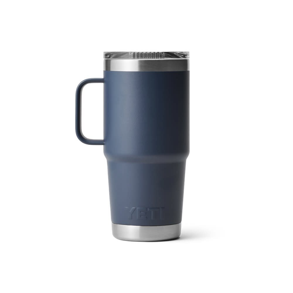 Yeti Rambler Travel Mug with StrongHold Lid Navy 20oz - Ascmtools