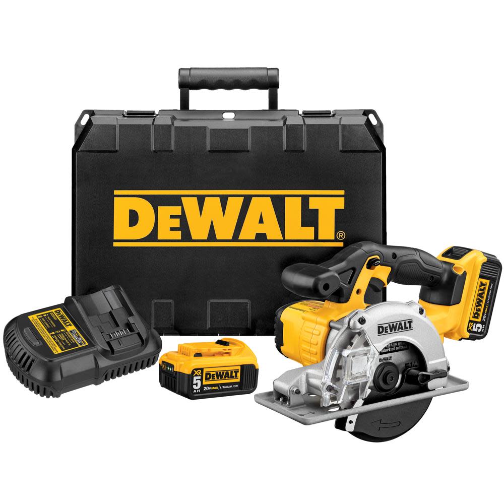 DEWALT 20V MAX Lithium Ion Metal Cutting Circular Saw Kit - Ascmtools
