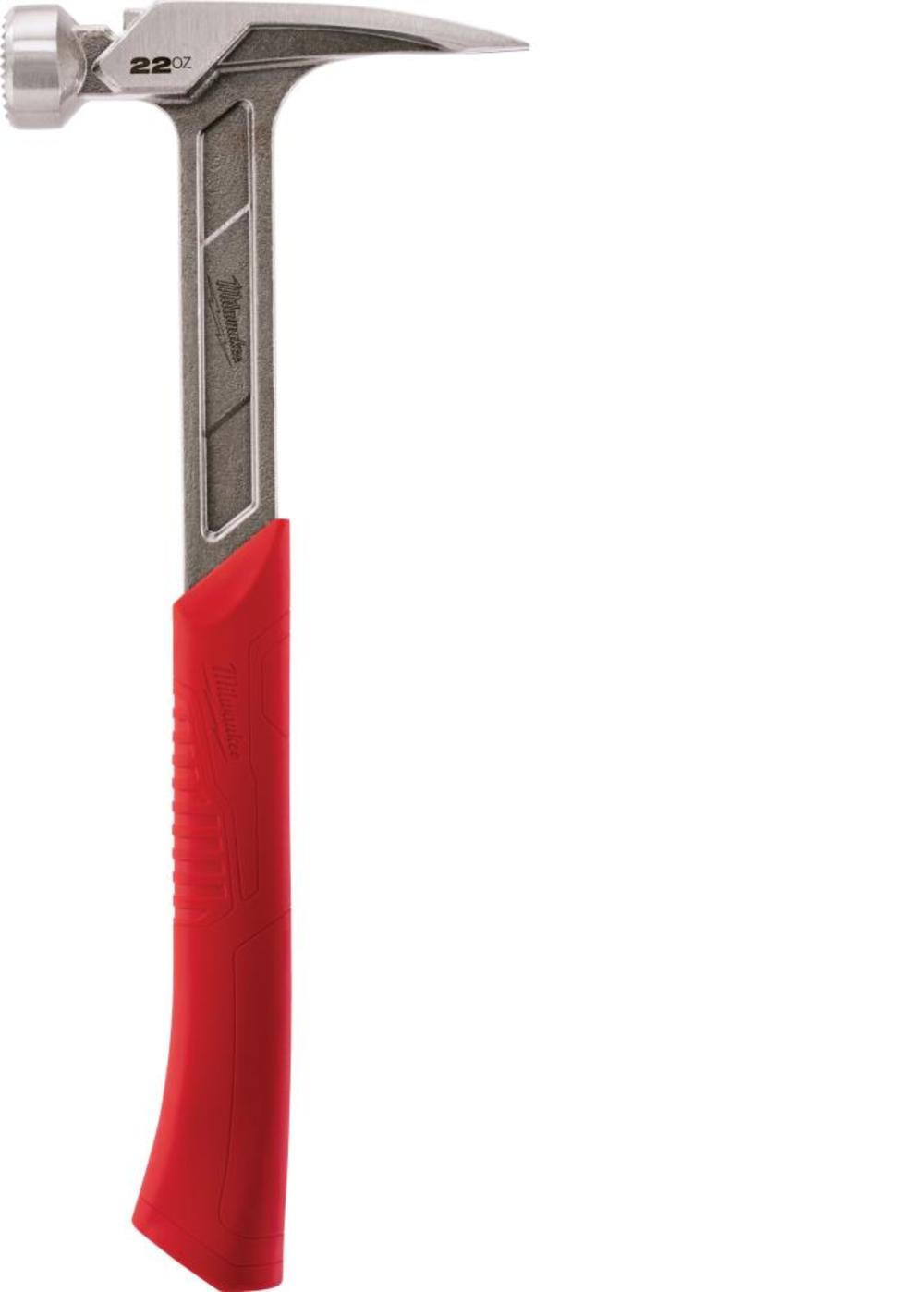 Milwaukee 22 oz Milled Face Framing Hammer - Ascmtools