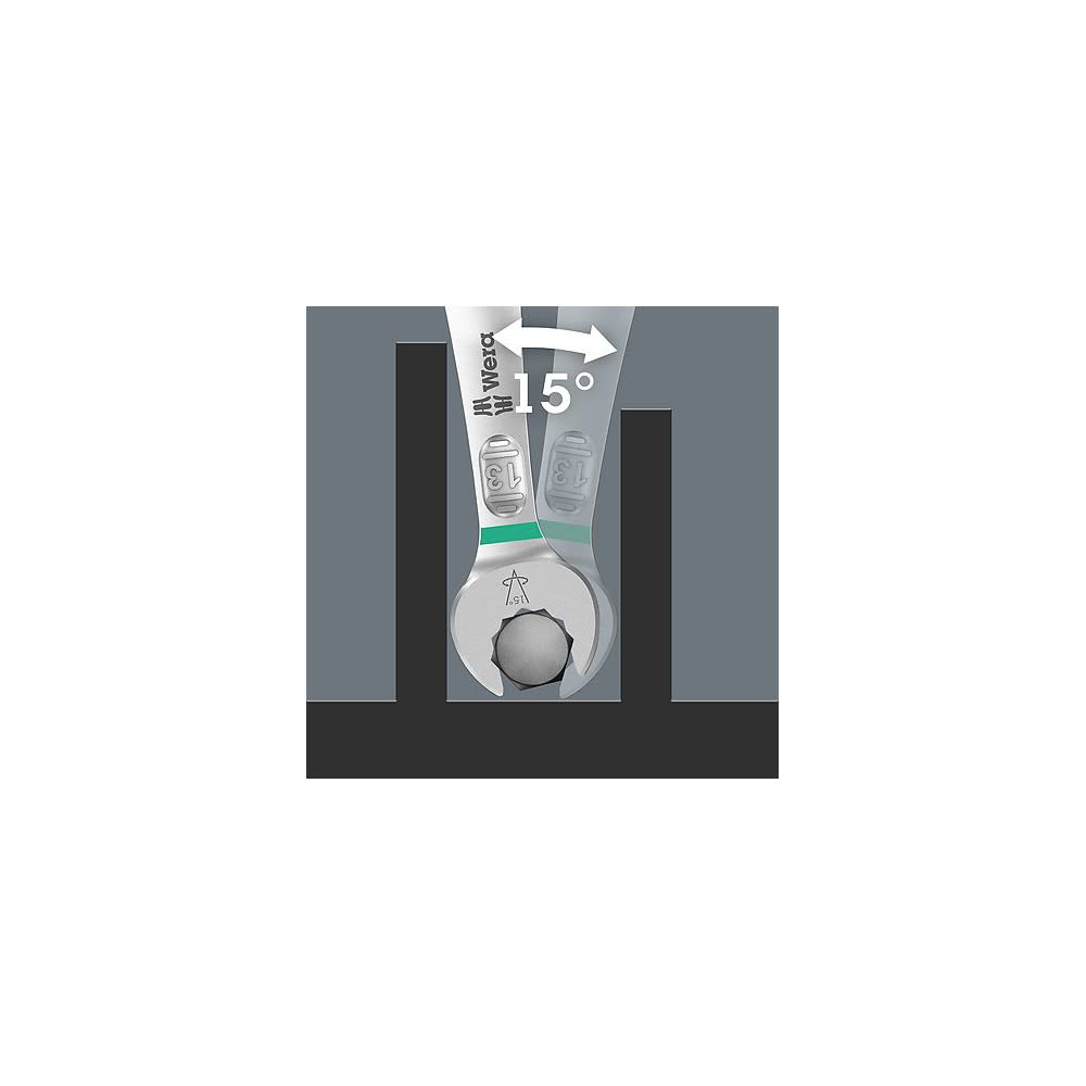 Wera Tools 6003 Joker 5 Imperial 1 Combination Wrench Set 5pc - Ascmtools