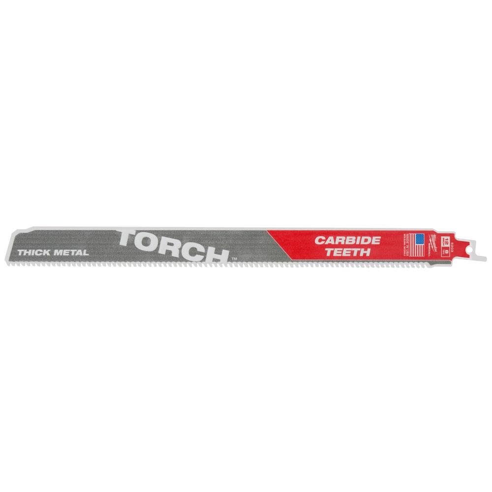 Milwaukee 12″ 7TPI The TORCH with Carbide Teeth 5PK - Ascmtools