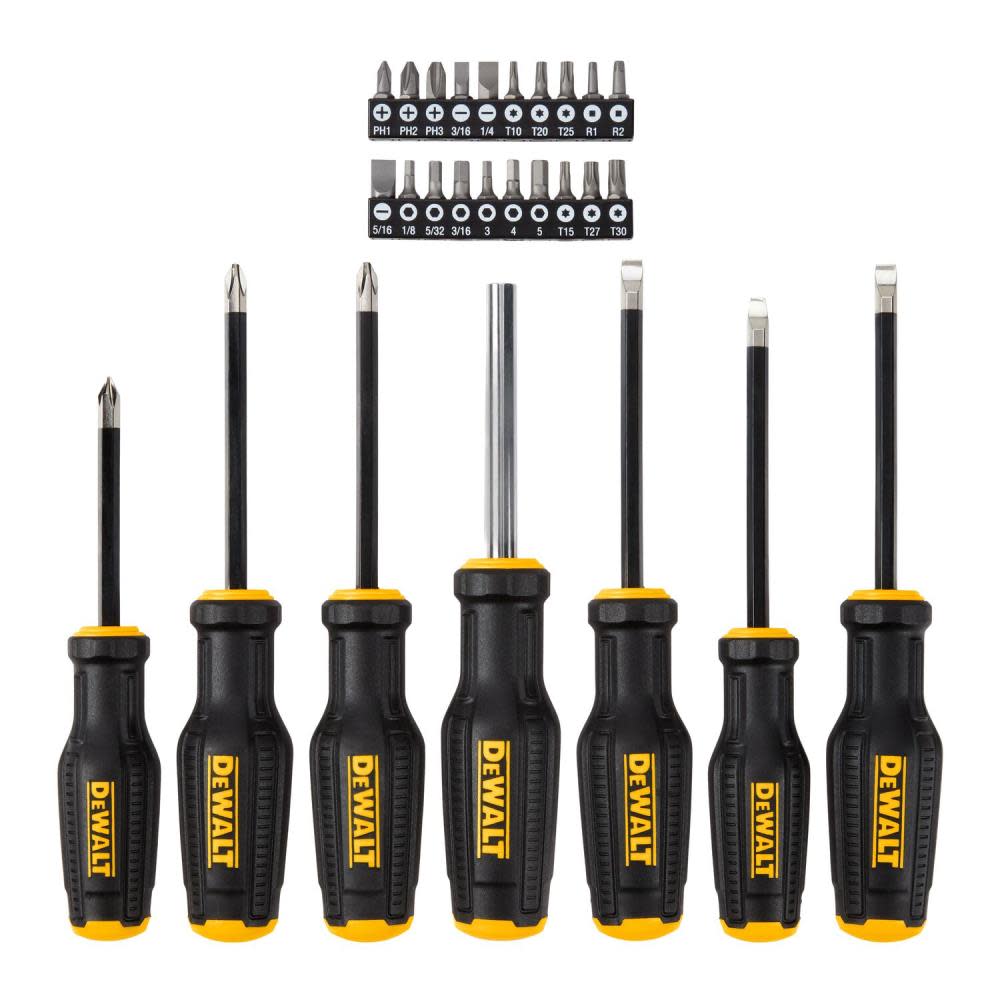 DEWALT TOUGHSERIES Screwdriver Set 27pc - Ascmtools