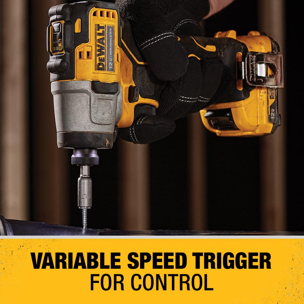 DEWALT 12V MAX XR Brushless Impact Drill Kit - Ascmtools