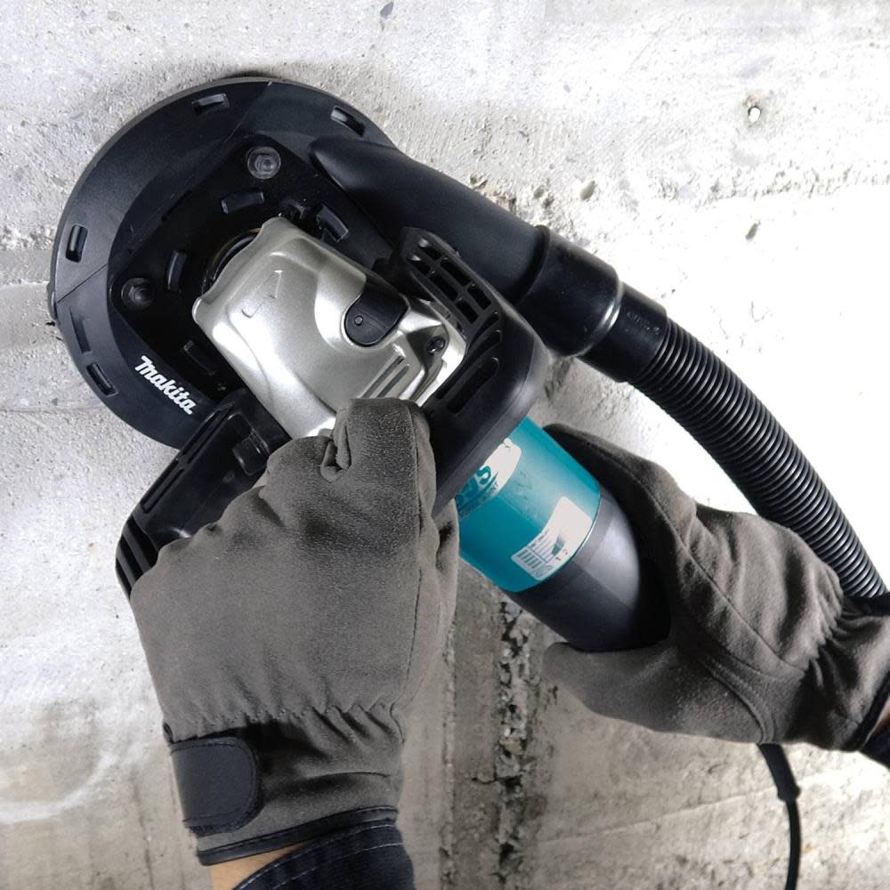 Makita 5″ Concrete Planer with Dust Extraction Shroud & Diamond Cup Wheel - Ascmtools