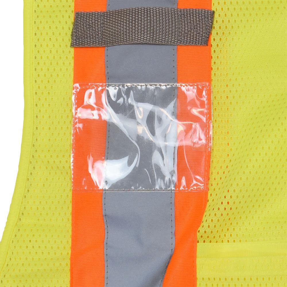 Radians Safety Vest Type R Class 2 Expandable Two Tone Hi Viz Green XL-2X - Ascmtools