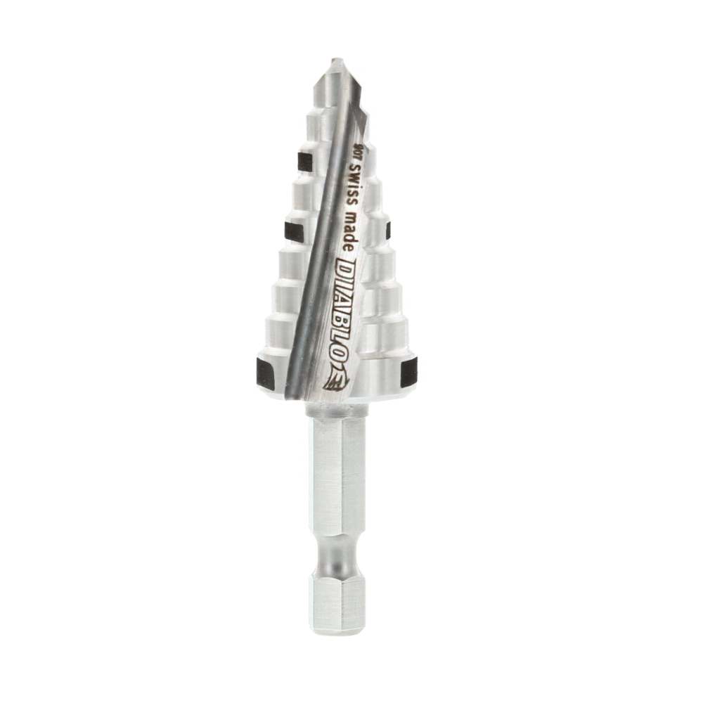 Diablo Tools 3/8″ – 3/4″ Impact Step Drill Bit (9 Steps) - Ascmtools