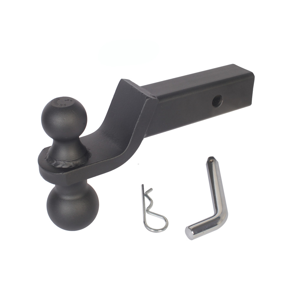 Trailer Valet Blackout 6000 lbs & 7500 lbs Capacity Reversible Ball Mount 2″ & 2 5/16″ Ball 2″ Drop - Ascmtools