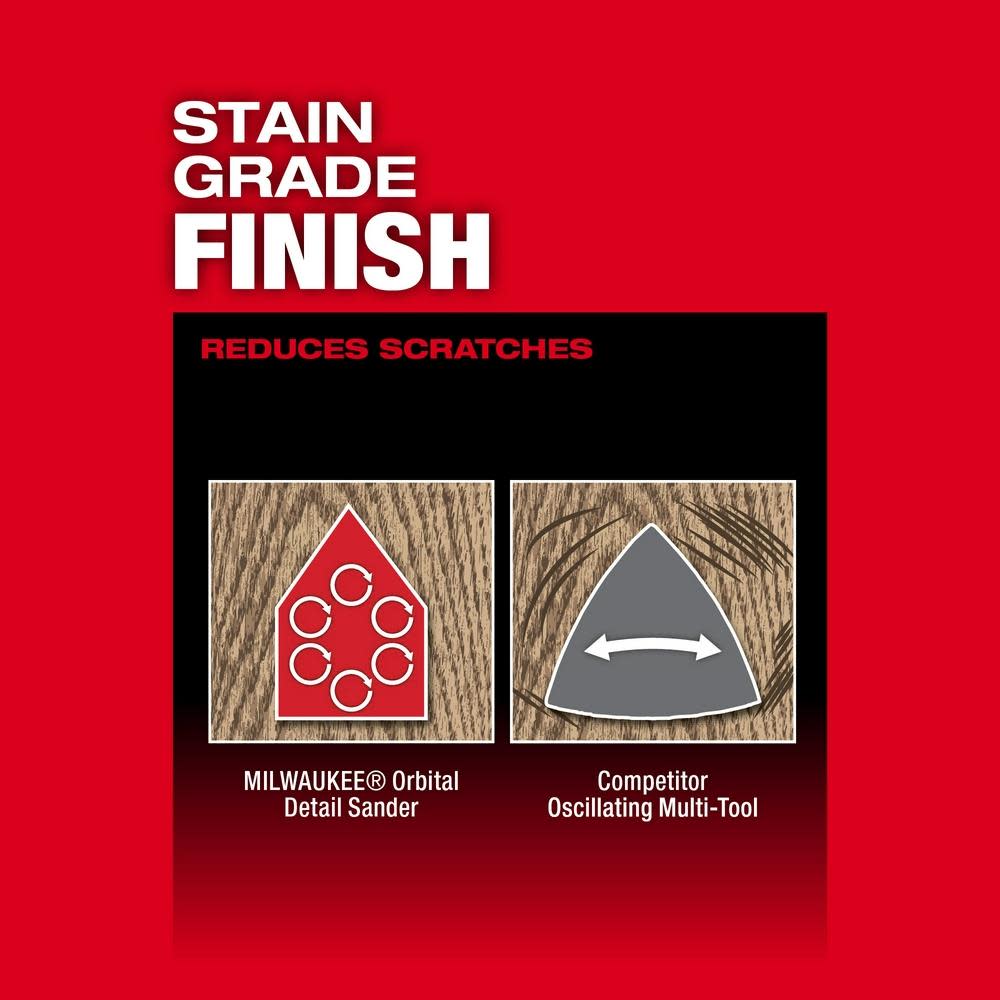 Milwaukee M12 FUEL Orbital Detail Sander Bare Tool - Ascmtools