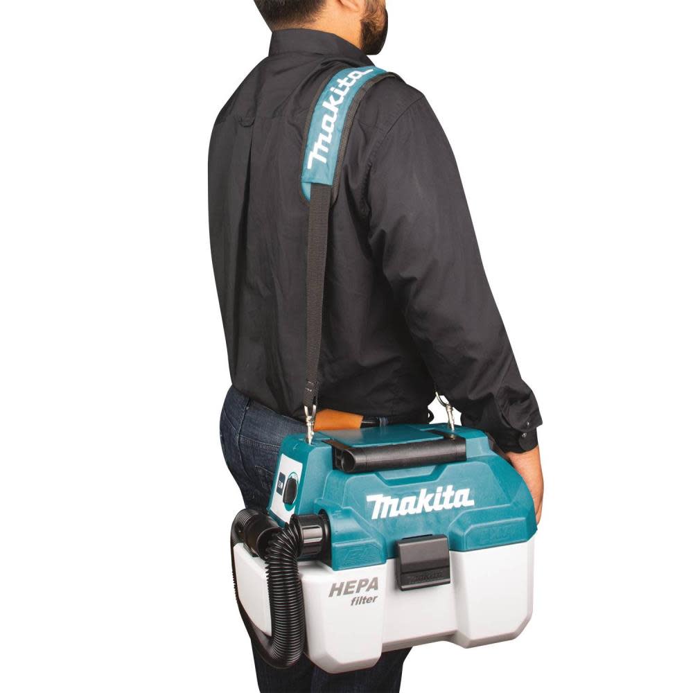Makita 18V LXT 2 Gallon HEPA Portable Wet/Dry Dust Extractor/Vacuum Kit - Ascmtools