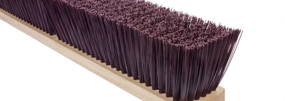 Magnolia Brush Assembled 24 Brown Plastic Garage Broom - Ascmtools