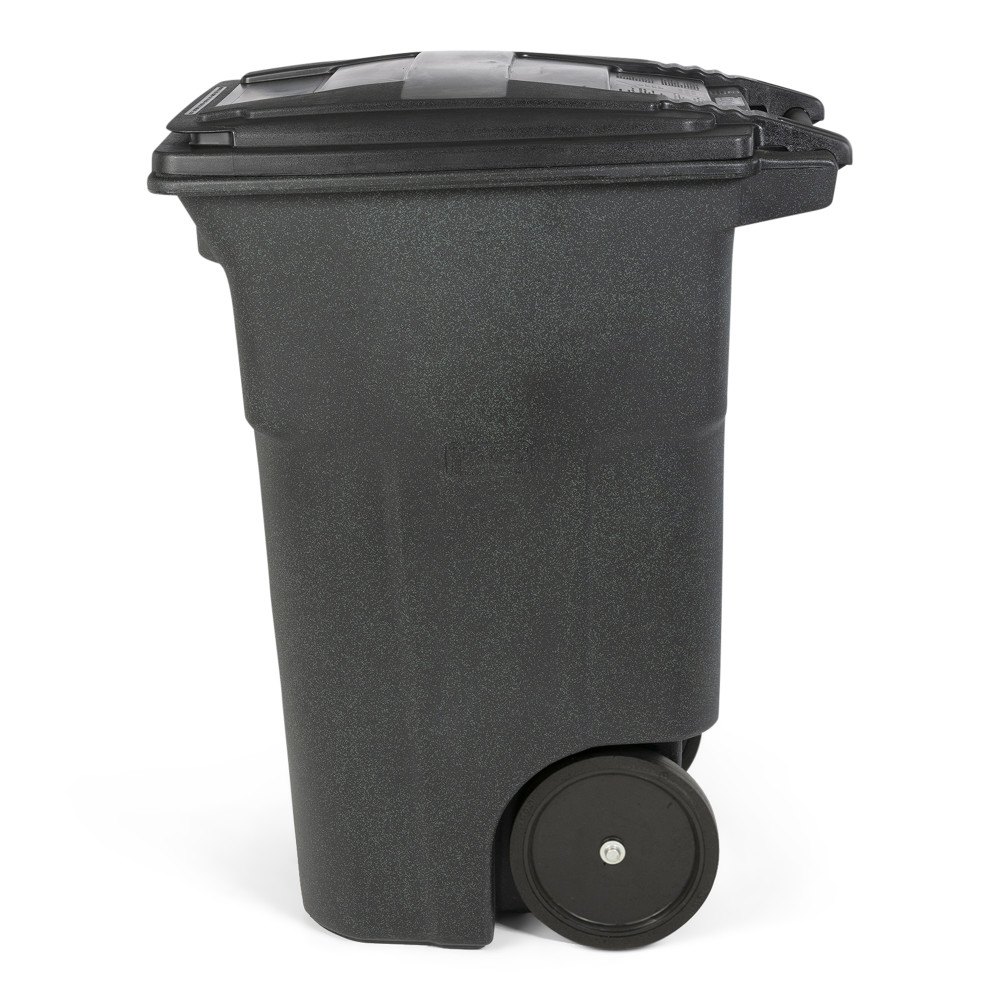 Toter 64 Gallon Trash Can Greenstone with Quiet Wheels and Lid - Ascmtools